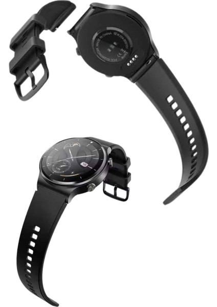 Akıllı Saat Amoled Ekran Bluetooth Bağlantılı Sesli Görüşme Nabız Ölçer