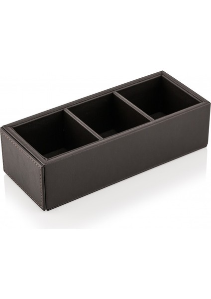 Çay Kahve Şeker Kutusu 4 mm Mdf Üzeri 1. Sınıf Antibakteriyel Pu Deri Kaplamalı x