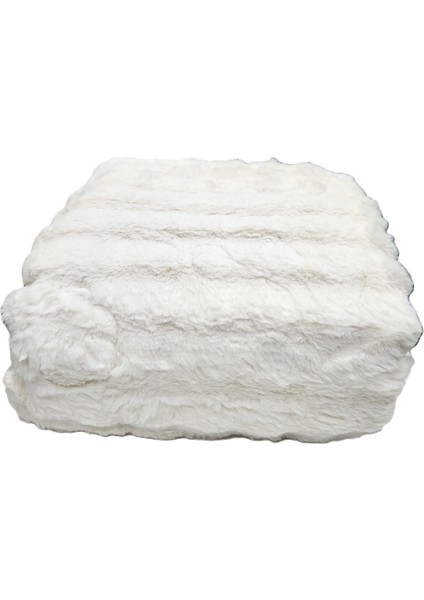 Comfort Yorgan Seti Çift Kişilik Puff Loria Krem
