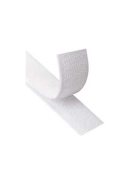 1 Metre Beyaz Cırt Cırt Bant (2 cm En)