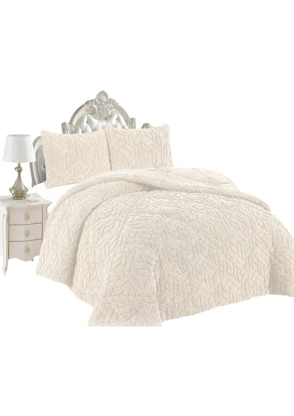 Comfort Set Yorgan Seti Seti Çift Kişilik Lıssome Krem