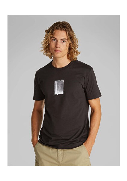 Brush Stroke Graphıc Tee
