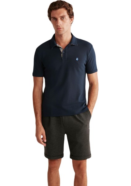 Erkek Lacivert T-Shirt