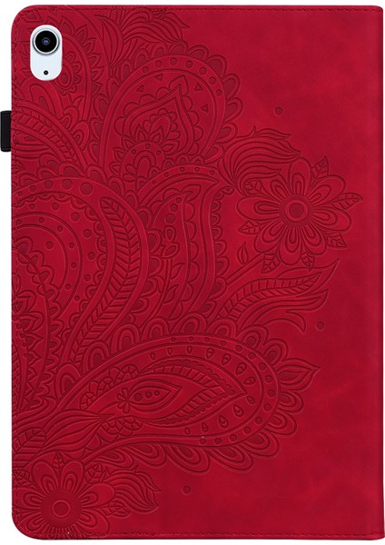 Ipad Air 2022 / Air 2020 10.9 Için Peacock Tablet Kılıfı (Kırmızı) (Yurt Dışından) fırsatları