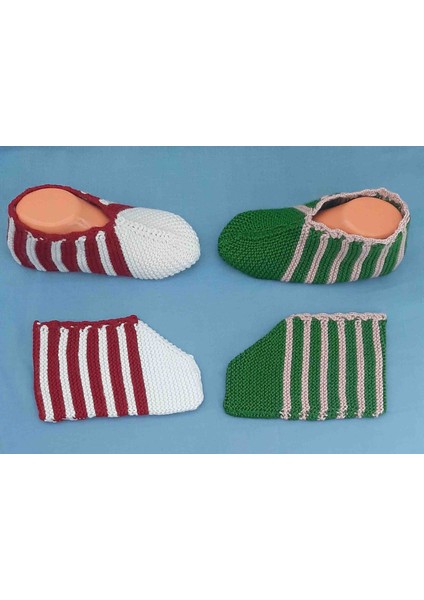 El Emeği Patik Çorap 2'li Paket Beden 40-44