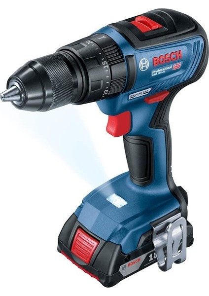 Professional GSB 18V-50 2x5Ah Çift Akülü Darbeli Vidalama - 06019H5101