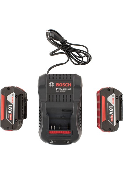 18V Başlangıç seti 2x5.0 Ah + GAL 1880CV 1 600 A00 B8J