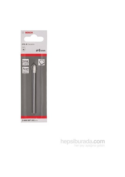 CYL-9 Serisi Seramik Matkap Ucu 6 x 80 mm - 2608587161