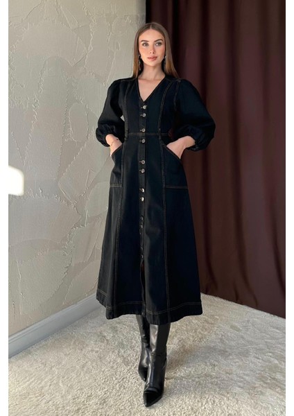 Balon Kol Kot Elbise