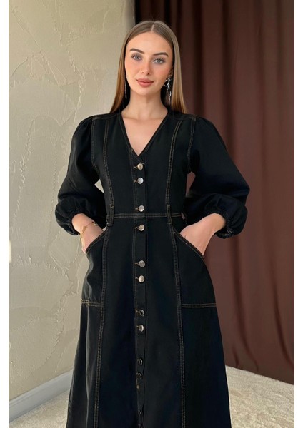 Balon Kol Kot Elbise modelleri