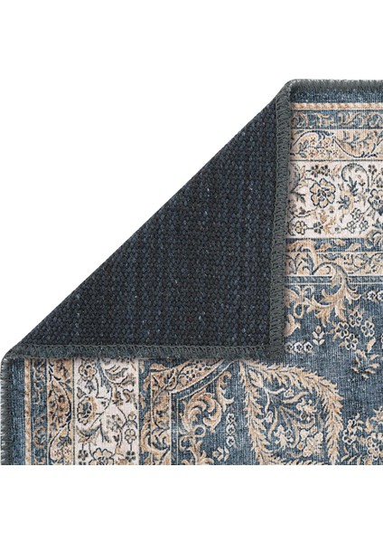 Private Krem Yolluk Etnik Desen Otantik Şönil Halı Yıkanabilir Eskitme Vintage Göbekli Koridor Halı indirimleri