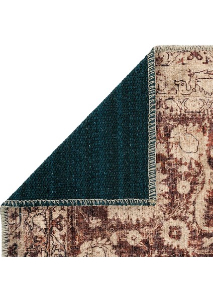 Private Bordo Eskitme Vintage Halı Otantik Etnik Desenli Şönil Yolluk Yıkanabilir Hol Koridor Halısı indirimleri