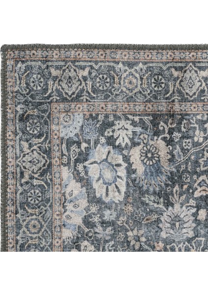 Cool Halı Private Yeşil Yolluk Hol Koridor Halısı Vintage Şönil Halı Otantik Çiçekli Yıkanabilir mutfak Halısı fırsatları