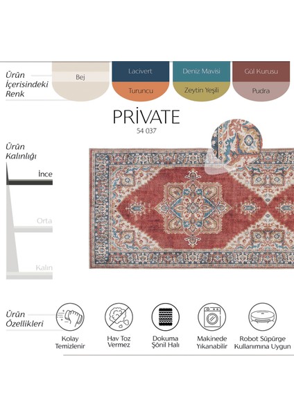 Private Bej Yolluk Etnik Desen Otantik Şönil Halı Yıkanabilir Eskitme Vintage Göbekli Koridor Halısı fiyatları