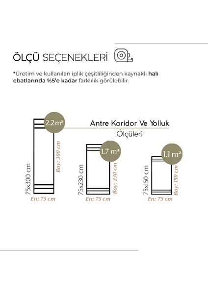 Private Bej Yolluk Eskitme Göbekli Antre Hol Koridor Halısı Yıkanabilir Vintage Şönil Yolluk Halı