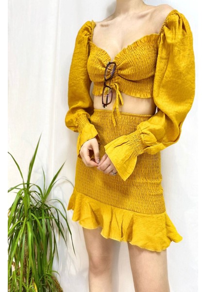 Gipeli Bluz ve Etek Takım fiyatları