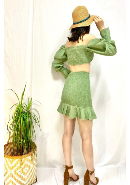 Gipeli Bluz ve Etek Takım fiyatları