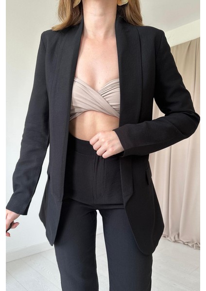 Fit Ceket ve Pantolon Takım - Siyah modelleri