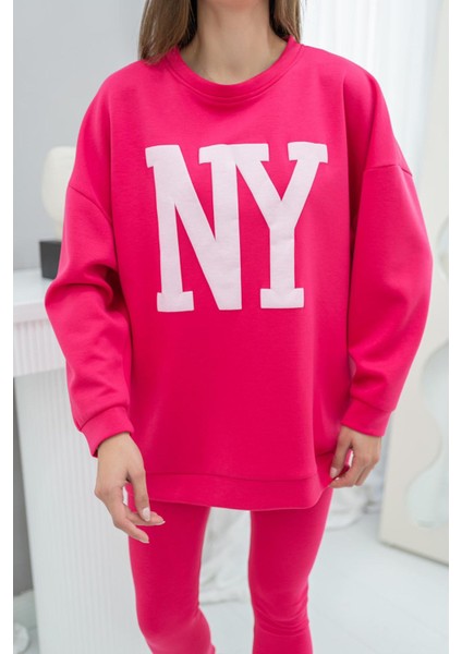 Ny Baskılı Oysho Takım - Fuşya modelleri