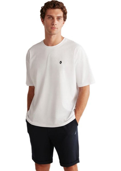 Erkek Beyaz T-Shirt