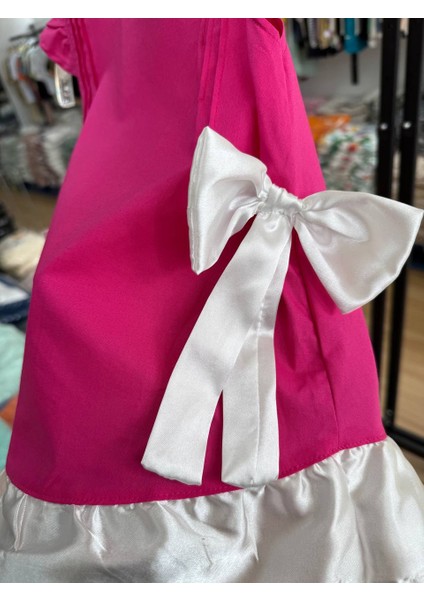 La’ciel Paris Fiyonklu Pembe Elbise fiyatları