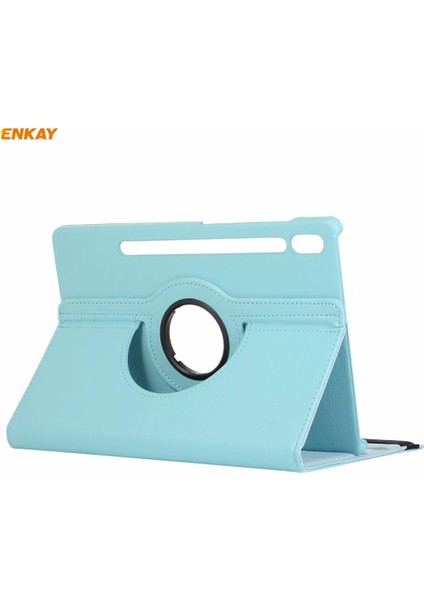 Samsung Galaxy Tab Için Enkay Pu Deri Akıllı Kılıf S7 11.0 (Light Blue) (Yurt Dışından) fırsatları