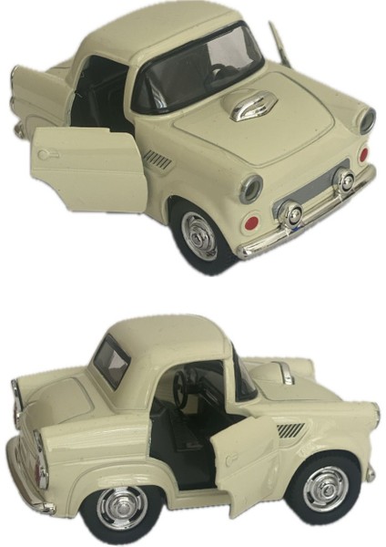 Çek Bırak Metal Pilli Işıklı Mini Model Araba 1:38 Çocuk Oyuncak & Koleksiyon Serisi