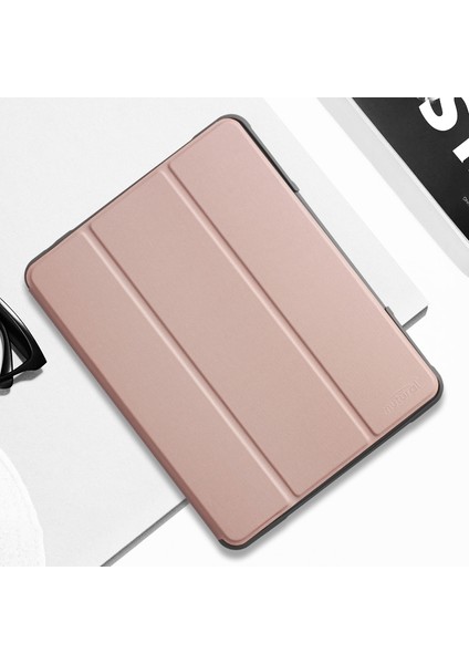 Ipad Pro 9.7 Inç Için Deri Kılıf (Rose Gold) (Yurt Dışından)