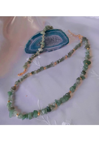 Aventurine Doğal Taş Kolye fiyatları