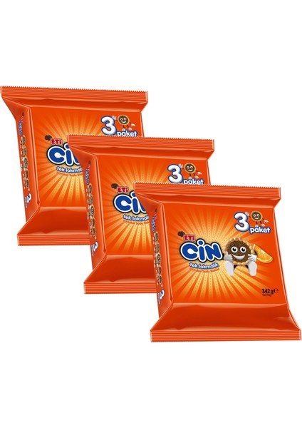 Cin Lokmalık 3 Lü 342 gr x 3 Paket