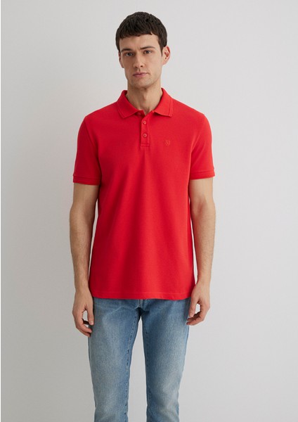 Kırmızı Polo Tişört 064946-70471 modelleri