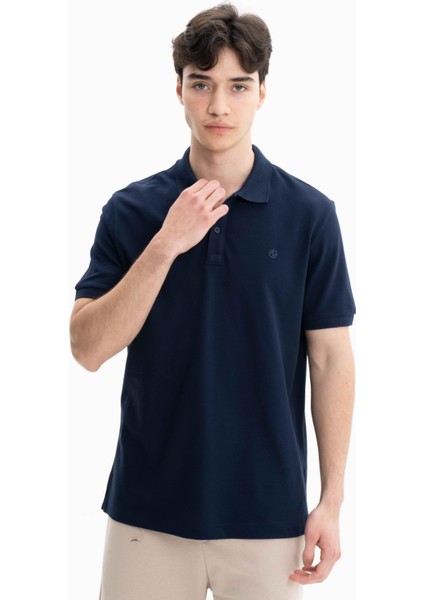Erkek Büyük Beden % 100 Pamuk Örme Pike Polo Yaka Tişört Y27374867101