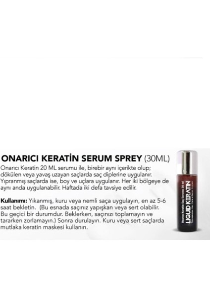 Keratin Saç Dökülme Önleyici 4'lü Set fiyatları