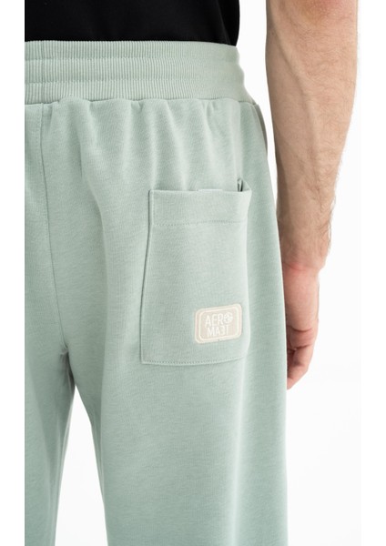 Erkek Regular Fit Şardonsuz 3 İplik Basic Lastikli Paçalı Eşofman Altı K26174680601