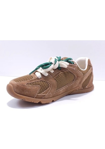 25Y371 Kadın Fileli Günlük Spor Ayakkabı Camel fırsatları