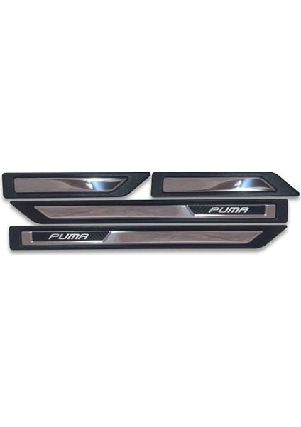 Ford Puma - N-Line Universal Krom Kapı Eşik Koruması 4- Kapı (4 Prç)