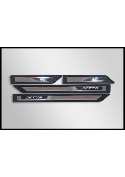 Volkswagen Jetta- N-Line Universal Krom Kapı Eşik Koruması 4- Kapı (4 Prç)