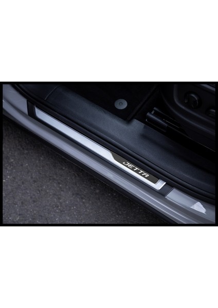 Volkswagen Jetta- N-Line Universal Krom Kapı Eşik Koruması 4- Kapı (4 Prç)