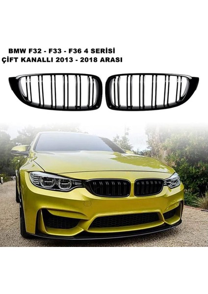 Bmw 4.seri F33 Cabrio Uyumlu Parlak Siyah M4 Stil Panjur
