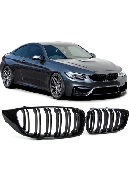 Bmw 4.seri F32 Coupe Uyulu Plastik M4 Stil Panjur