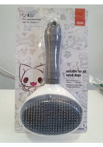 Papatya Basmalı Tarak - 20CM - Gri