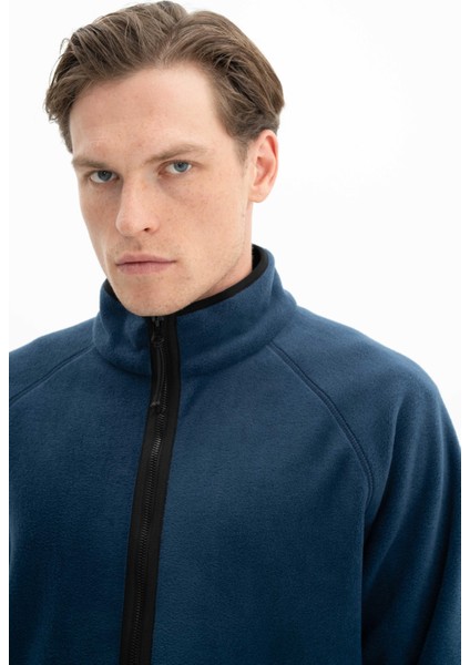 Erkek Şık Regular Fit Tüy Bırakmayan Polar Sweatshirt K26324674601