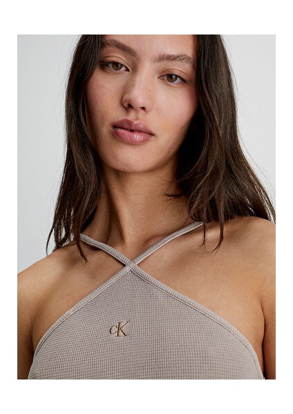 Waffle Halter Dress indirimleri
