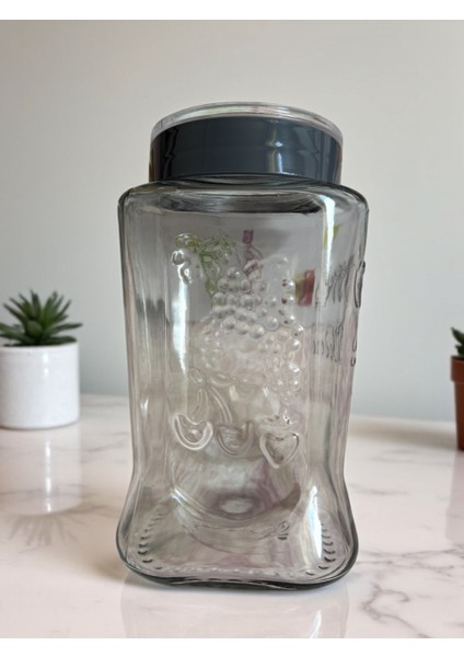 3'lü Jumbo Boy Vakumlu Kapaklı Cam Erzak Kavanozu Saklama Kabı indirimleri