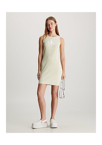 Archıval Monologo Rıb Tank Dress