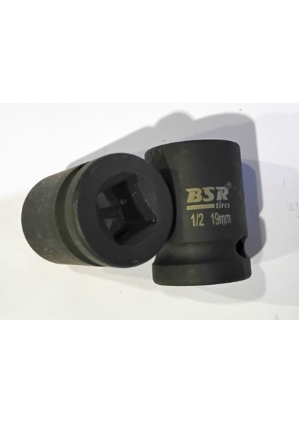 Havalı Darbeli Lokma 19MM 1/2" BOY=37MM Cr-Mo Sert Çelikten fiyatları