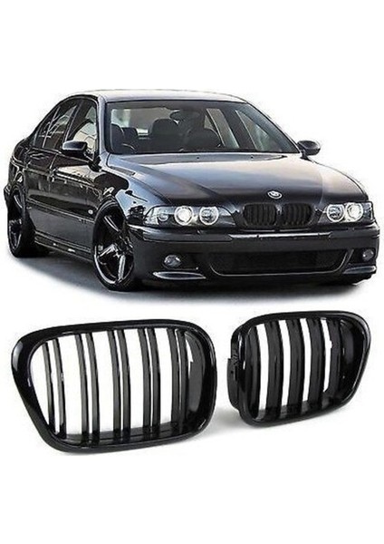 Bmw 5.seri E39 Uyumlu Plastik Parlak Siyah M5 Stil Panjur