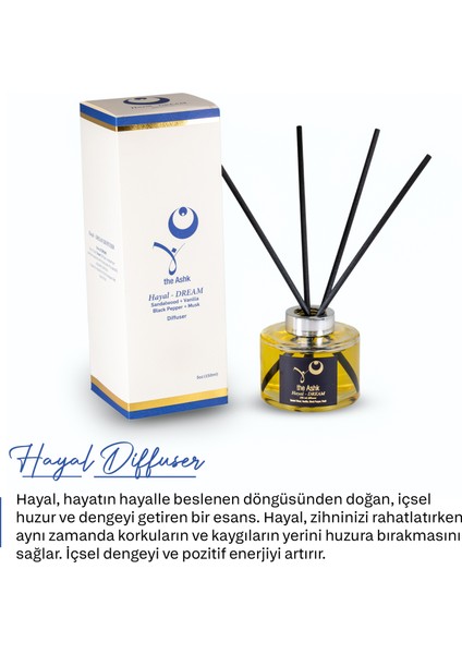 Hayal Diffuser 150 ml Sandal Ağacı & Amber & Karabiber
