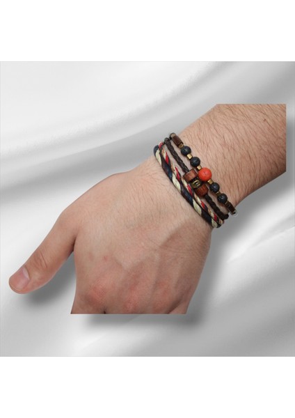 Salaş Erkek Bileklik – Aralanabilir Asansör Kapama Şıklığı! - Bohem Stil 1