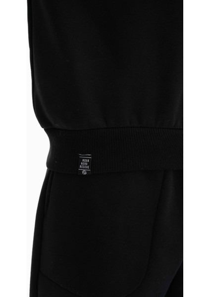 Erkek Relax Fit Kapüşonlu Cepsiz Sweatshirt K26254625201